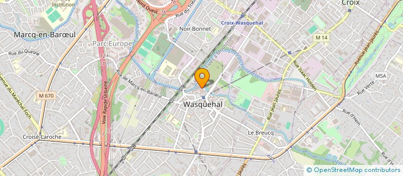 localisation de l'entreprise MADAME ISABELLE GILLIOT  WASQUEHAL