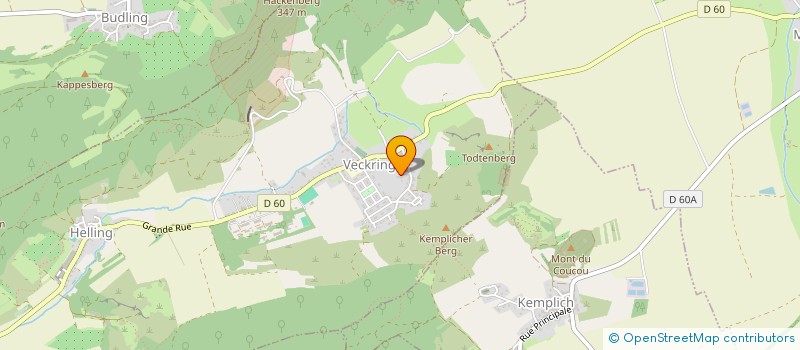 localisation de l'entreprise MADAME ISABELLE GILQUIN  VECKRING