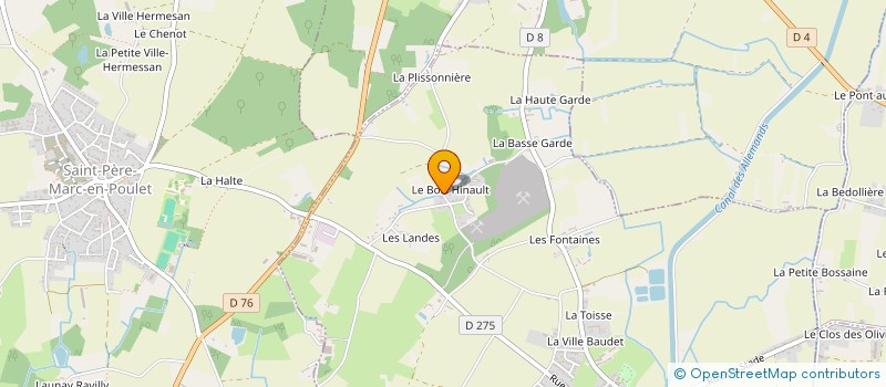 localisation de l'entreprise MADAME ISABELLE GINET à SAINT-GUINOUX