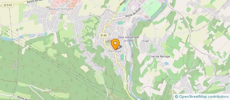 localisation de l'entreprise MADAME ISABELLE GIRARD  RENAGE