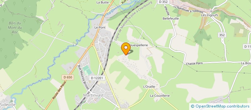 localisation de l'entreprise MADAME ISABELLE GIRARD à MARTINVAST