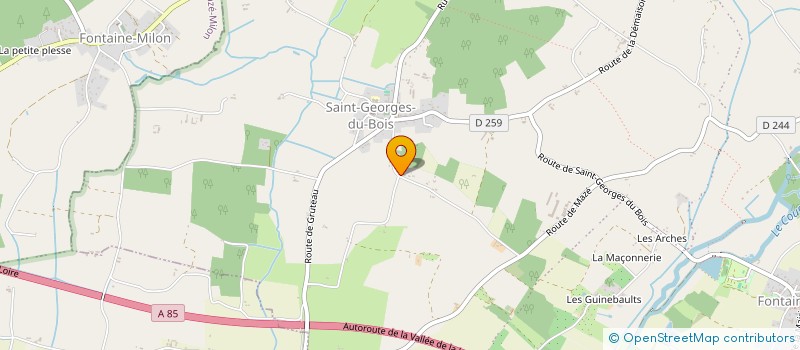 localisation de l'entreprise MADAME ISABELLE GIRARD  LES BOIS D'ANJOU