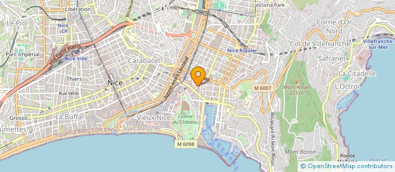 localisation de l'entreprise MADAME ISABELLE GIRARD à NICE