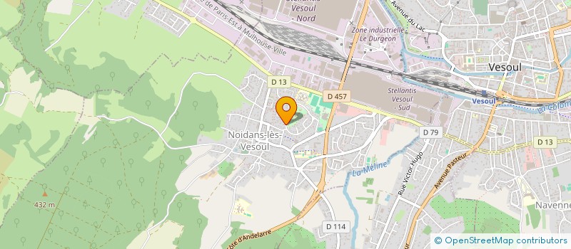 localisation de l'entreprise MADAME ISABELLE GIRARD  MONTIGNY-LES-VESOUL