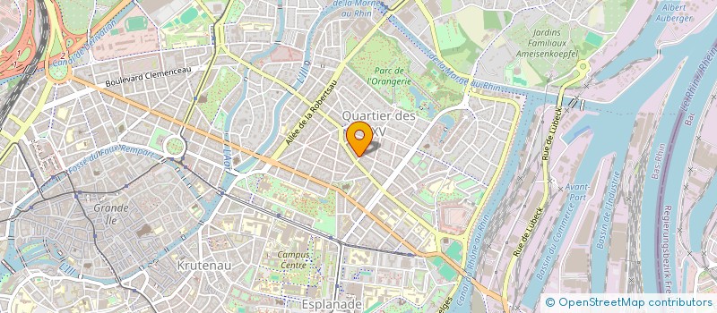 localisation de l'entreprise MADAME ISABELLE GIRARDOT à STRASBOURG