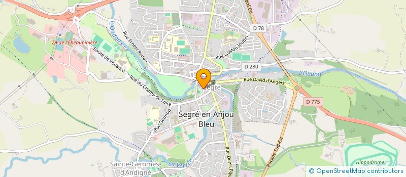 localisation de l'entreprise MADAME ISABELLE GIRAUD à ANGERS