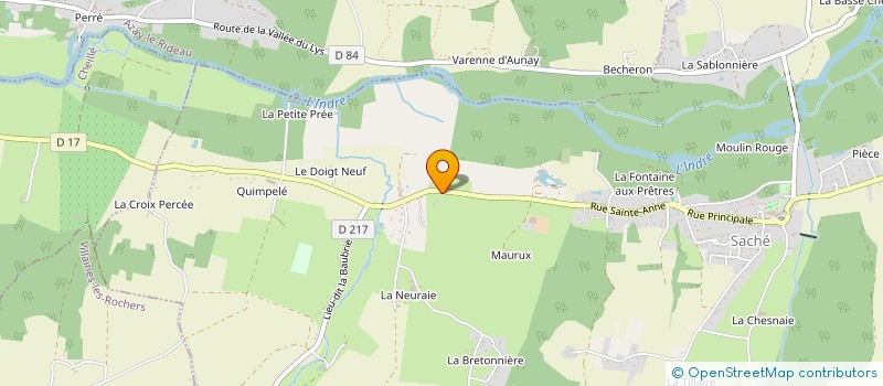 localisation de l'entreprise MADAME ISABELLE GIRAULT  SACHE