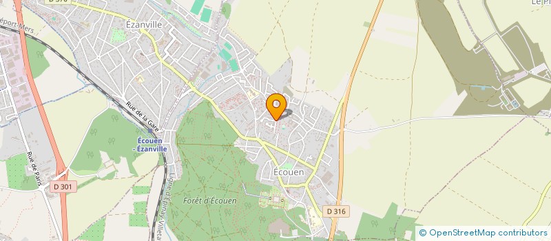 localisation de l'entreprise MADAME ISABELLE GIRONDEAU  ECOUEN