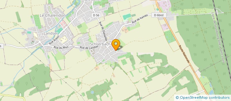 localisation de l'entreprise MADAME ISABELLE GISSINGER à SCHLIERBACH