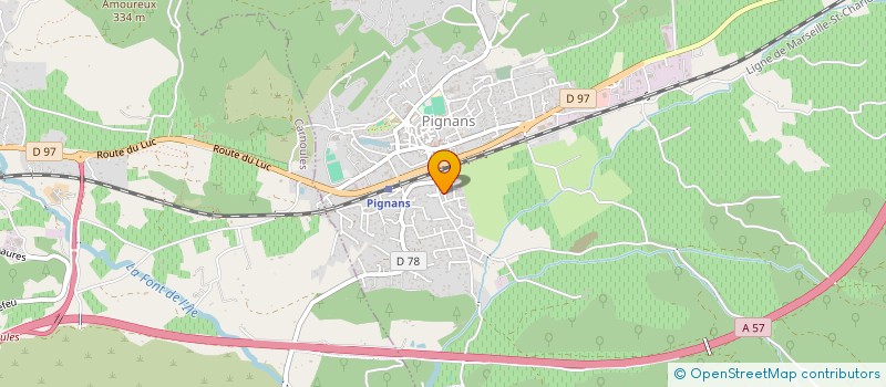 localisation de l'entreprise MADAME ISABELLE GIUDICELLI à PIGNANS