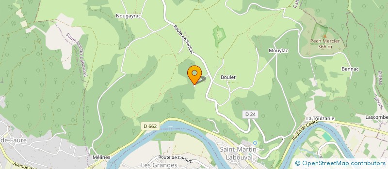 localisation de l'entreprise MADAME ISABELLE GLEYE  SAINT-MARTIN-LABOUVAL