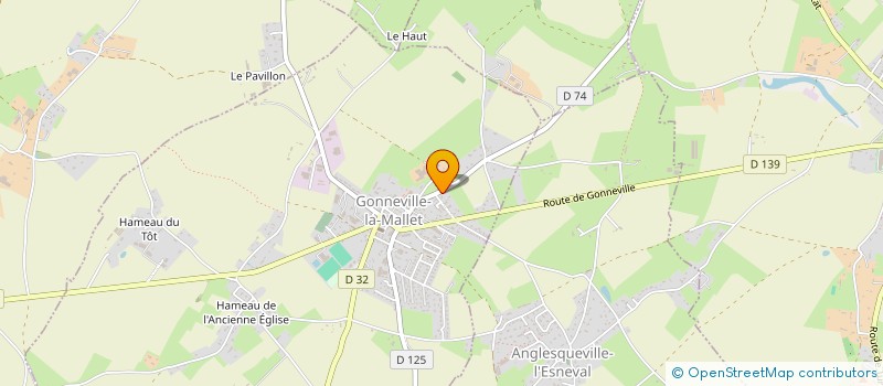 localisation de l'entreprise MADAME ISABELLE GOBBE  GONNEVILLE-LA-MALLET