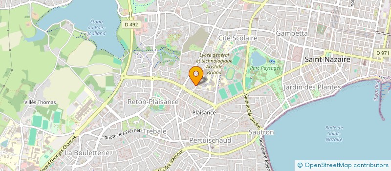 localisation de l'entreprise MADAME ISABELLE GOBIN  SAINT-NAZAIRE