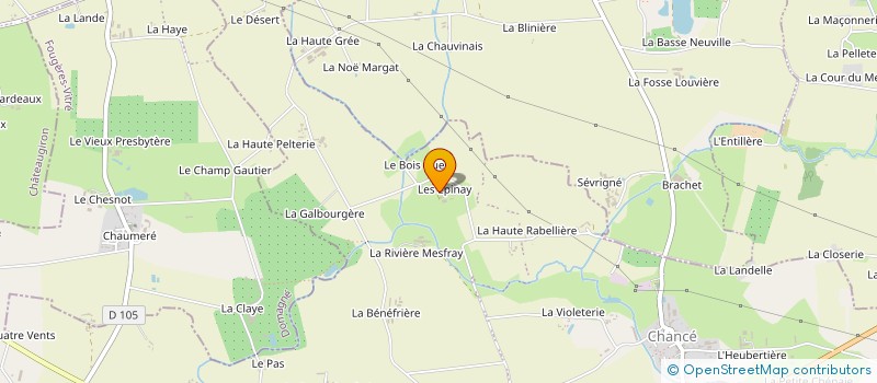 localisation de l'entreprise MADAME ISABELLE GOBIN  PIRE-CHANCE