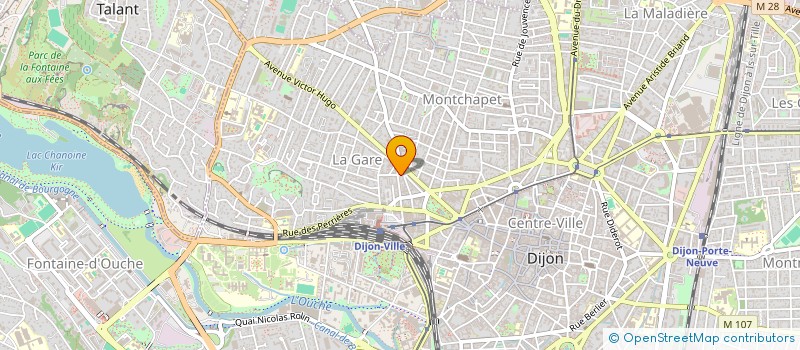 localisation de l'entreprise MADAME ISABELLE GOBY à DIJON