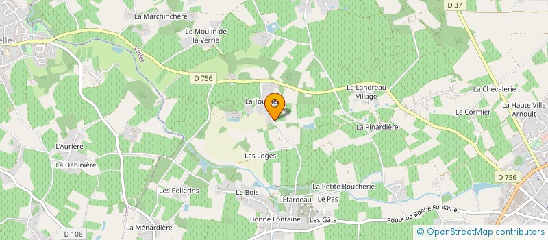 localisation de l'entreprise MADAME ISABELLE GODARD à VALLET
