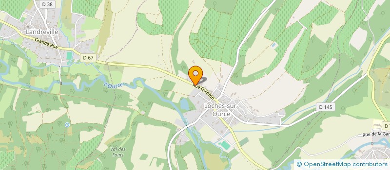 localisation de l'entreprise MADAME ISABELLE GODEFROY  LOCHES-SUR-OURCE