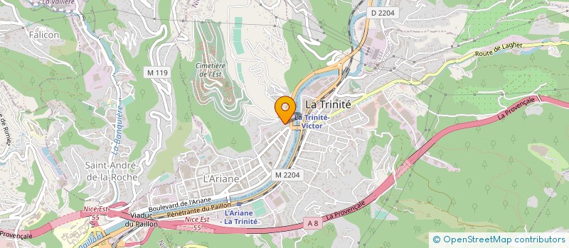 localisation de l'entreprise MADAME ISABELLE GOETSCHY à NICE