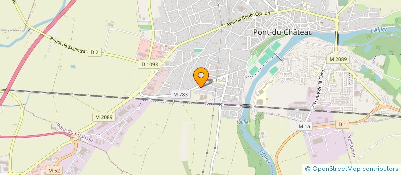 localisation de l'entreprise MADAME ISABELLE GOMES DE ARAUJO  PONT-DU-CHATEAU