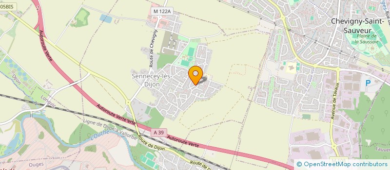 localisation de l'entreprise MADAME ISABELLE GOMEZ  SENNECEY-LES-DIJON