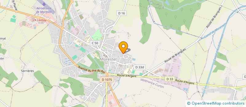 localisation de l'entreprise MADAME ISABELLE GONCALVES  MORESTEL