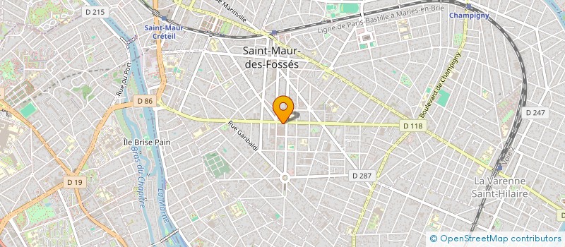 localisation de l'entreprise MADAME ISABELLE GONCALVES à SAINT-MAUR-DES-FOSSES