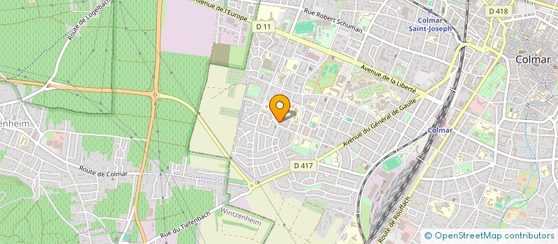 localisation de l'entreprise MADAME ISABELLE GONCALVES ANTONIO  COLMAR