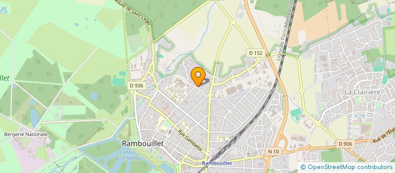 localisation de l'entreprise MADAME ISABELLE GONIN à RAMBOUILLET