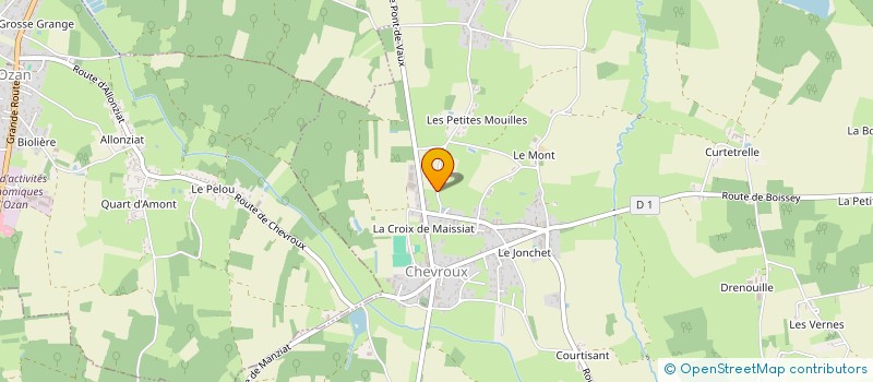 localisation de l'entreprise MADAME ISABELLE GONNOT à ST ETIENNE-SUR-REYSSOUZE