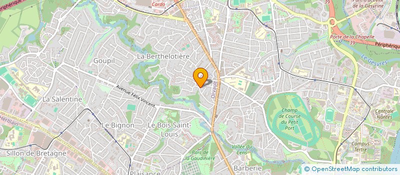 localisation de l'entreprise MADAME ISABELLE GONZALES à ORVAULT