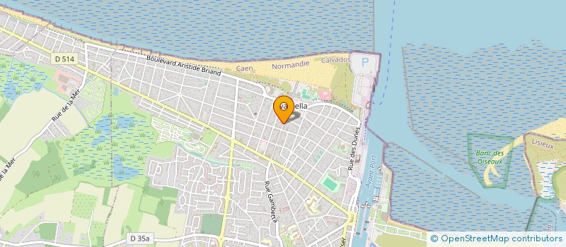 localisation de l'entreprise MADAME ISABELLE GONZALEZ  OUISTREHAM