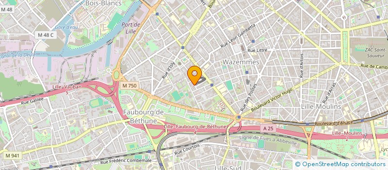 localisation de l'entreprise MADAME ISABELLE GOSSART à LILLE