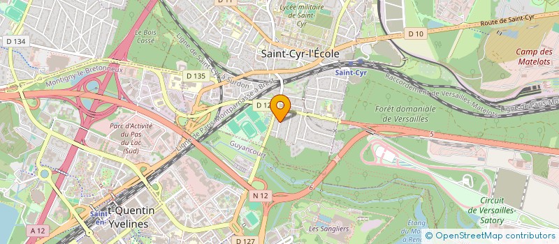 localisation de l'entreprise MADAME ISABELLE GOSSELIN  SAINT-CYR-L'ECOLE