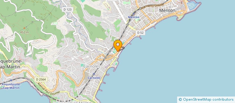 localisation de l'entreprise MADAME ISABELLE GOTSCHEL  MENTON