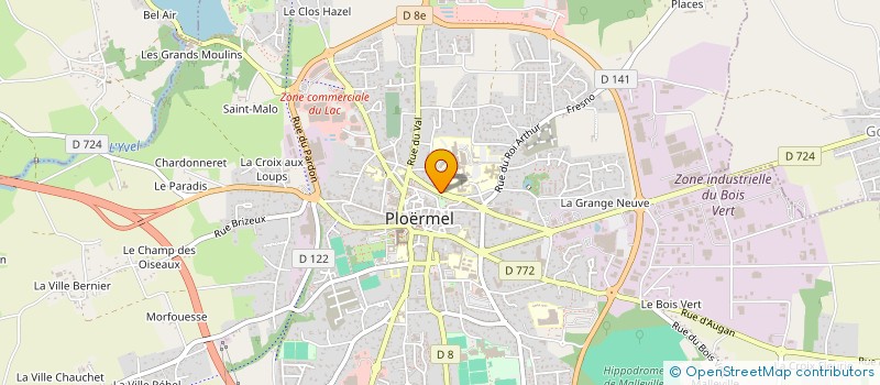 localisation de l'entreprise MADAME ISABELLE GOUEE  PLOERMEL