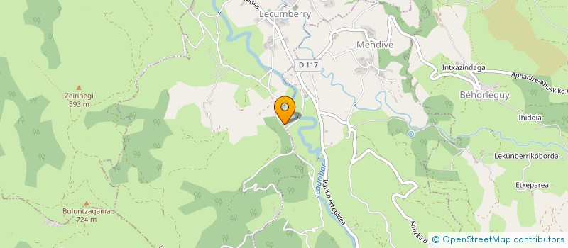 localisation de l'entreprise MADAME ISABELLE GOUGELET  MENDIVE