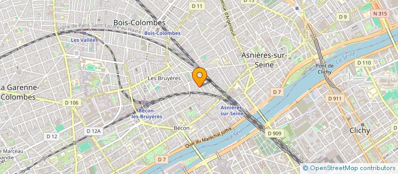 localisation de l'entreprise MADAME ISABELLE GOUGET à ASNIERES-SUR-SEINE