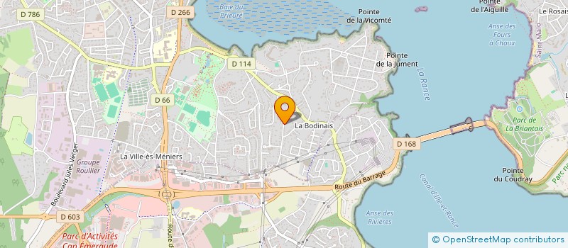 localisation de l'entreprise MADAME ISABELLE GOULET  DINARD