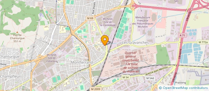 localisation de l'entreprise MADAME ISABELLE GOULLET  CLERMONT-FERRAND