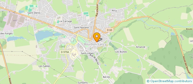 localisation de l'entreprise MADAME ISABELLE GOULOT à BOURBON-LANCY