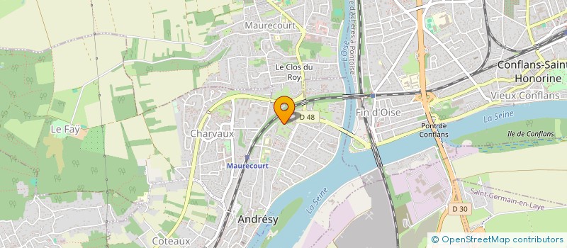 localisation de l'entreprise MADAME ISABELLE GOUNY  ANDRESY