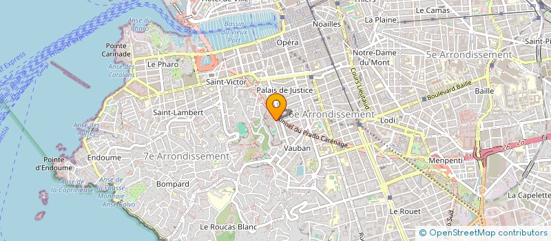 localisation de l'entreprise MADAME ISABELLE GOUR à MARSEILLE