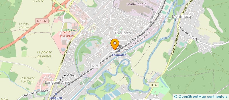 localisation de l'entreprise MADAME ISABELLE GOURDAIN  THOUROTTE