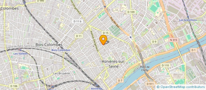 localisation de l'entreprise MADAME ISABELLE GOUTTE à ASNIERES-SUR-SEINE