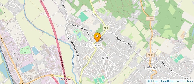 localisation de l'entreprise MADAME ISABELLE GOYENECHE  BRUGUIERES