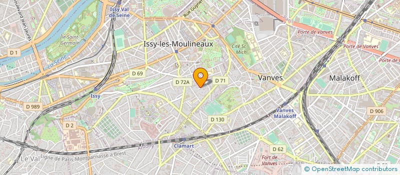 localisation de l'entreprise MADAME ISABELLE GRAND à ISSY-LES-MOULINEAUX