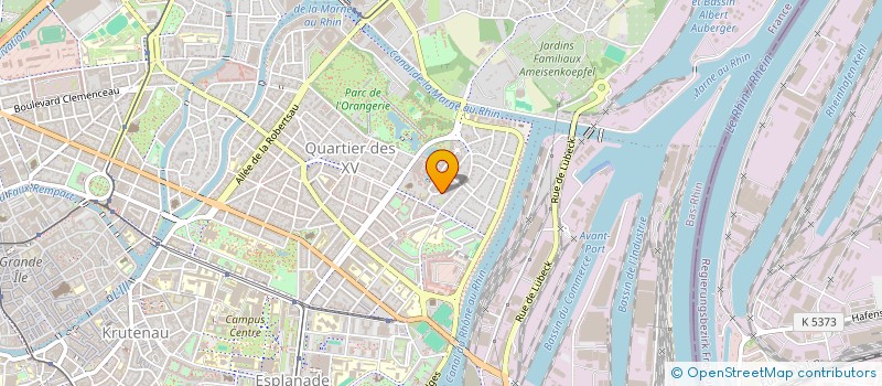 localisation de l'entreprise MADAME ISABELLE GRANDGIRARD  STRASBOURG