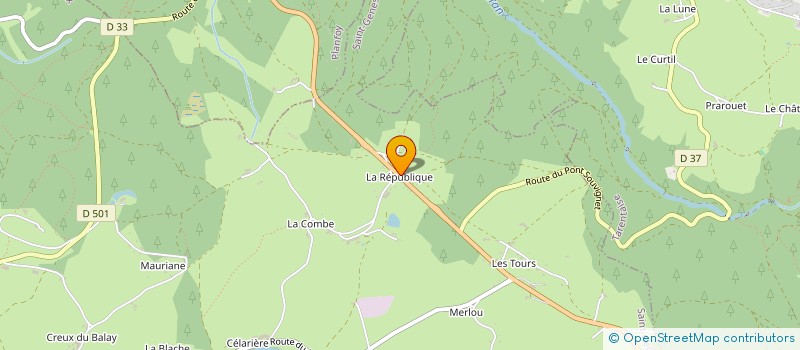 localisation de l'entreprise MADAME ISABELLE GRANJON  SAINT-GENEST-MALIFAUX