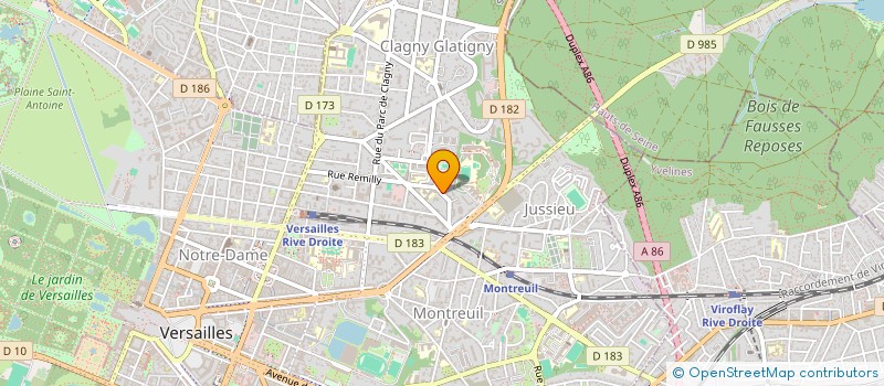 localisation de l'entreprise MADAME ISABELLE GREGOV à VERSAILLES