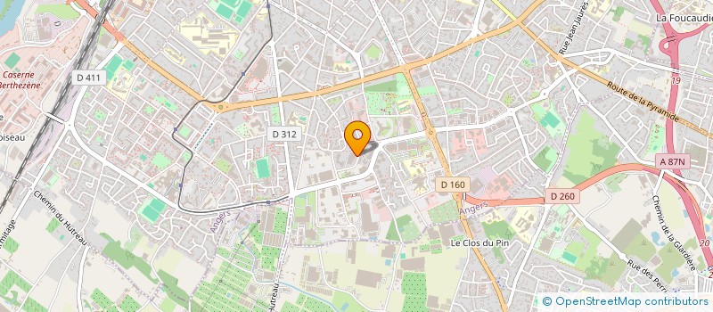 localisation de l'entreprise MADAME ISABELLE GRELIER  ANGERS